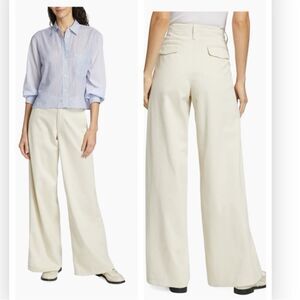 Rag & Bone Sofie Wide-Leg Chino size 10 turtledove NWT  $395